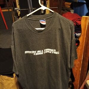 Champion Dark Gray Graphic Tee